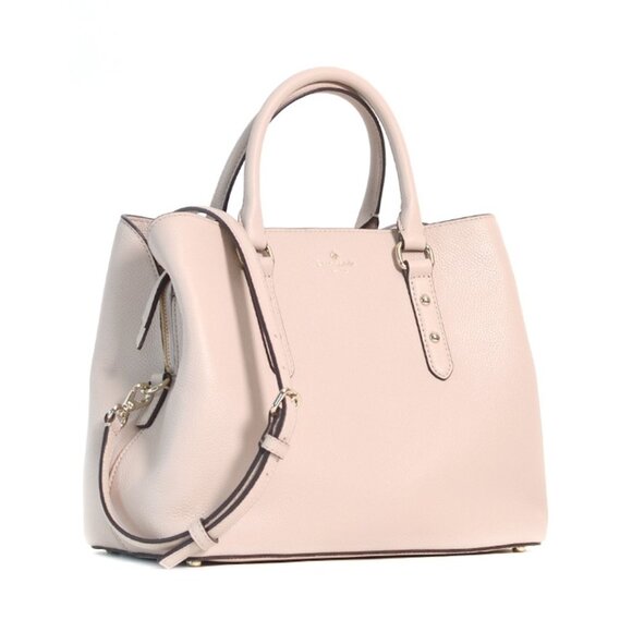 Like New Kate Spade Lise Mulberry Pink Leather Shoulder Bag Purse Handbag - Picture 1 of 14